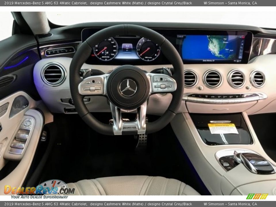 Dashboard of 2019 Mercedes-Benz S AMG 63 4Matic Cabriolet Photo #4