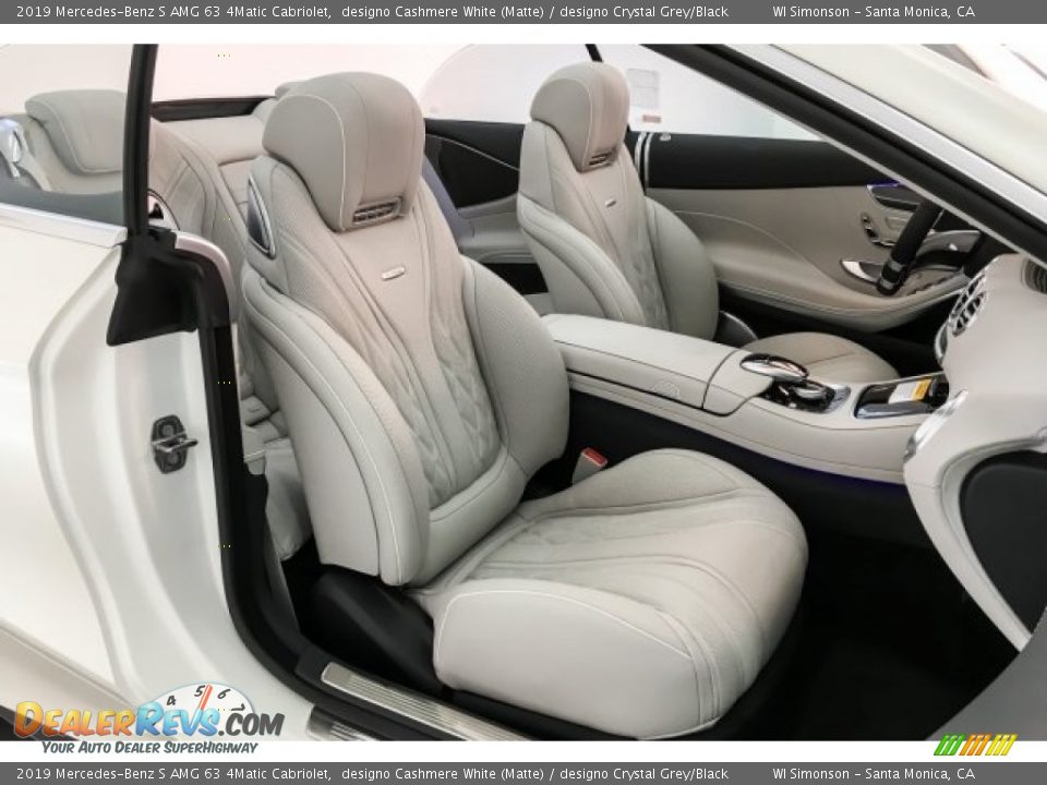 designo Crystal Grey/Black Interior - 2019 Mercedes-Benz S AMG 63 4Matic Cabriolet Photo #6