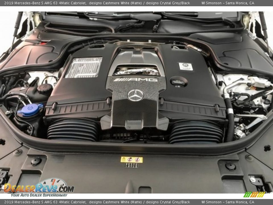 2019 Mercedes-Benz S AMG 63 4Matic Cabriolet 4.0 Liter biturbo DOHC 32-Valve VVT V8 Engine Photo #9