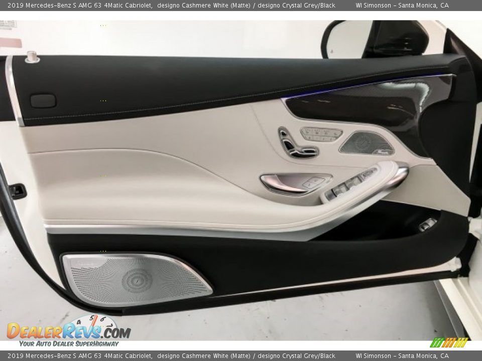 2019 Mercedes-Benz S AMG 63 4Matic Cabriolet designo Cashmere White (Matte) / designo Crystal Grey/Black Photo #27