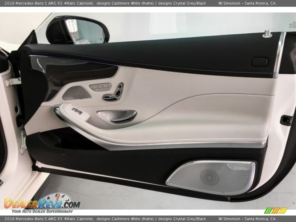 2019 Mercedes-Benz S AMG 63 4Matic Cabriolet designo Cashmere White (Matte) / designo Crystal Grey/Black Photo #30