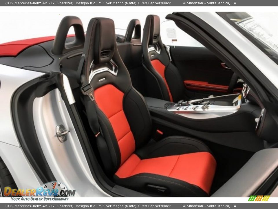 Red Pepper/Black Interior - 2019 Mercedes-Benz AMG GT Roadster Photo #6
