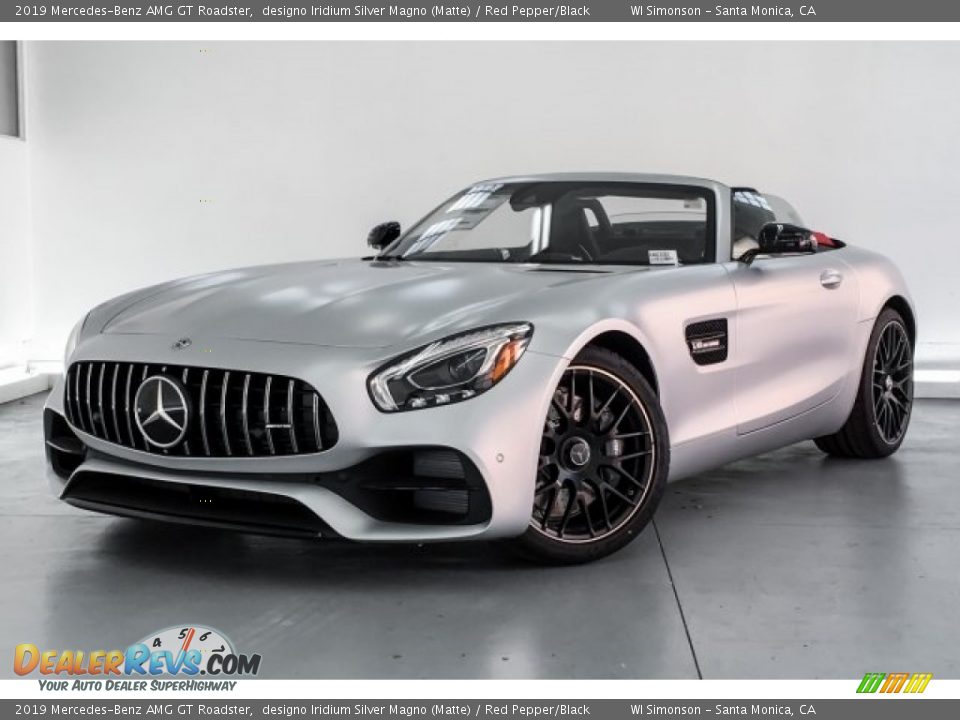 designo Iridium Silver Magno (Matte) 2019 Mercedes-Benz AMG GT Roadster Photo #12