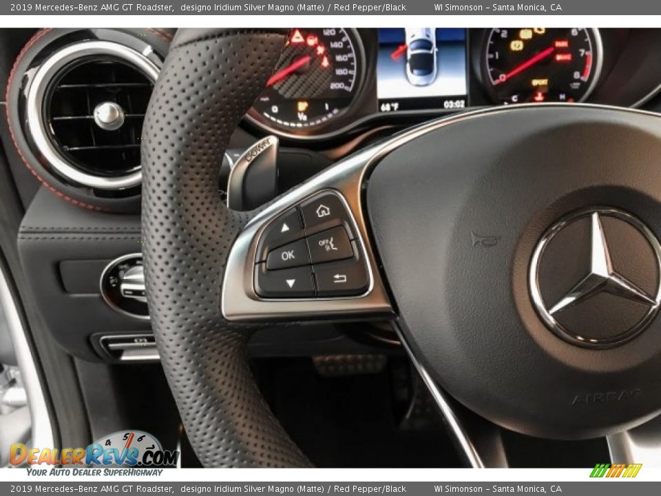 2019 Mercedes-Benz AMG GT Roadster Steering Wheel Photo #17