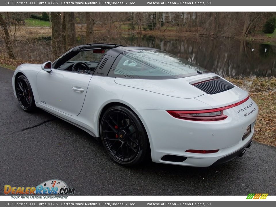 2017 Porsche 911 Targa 4 GTS Carrara White Metallic / Black/Bordeaux Red Photo #4