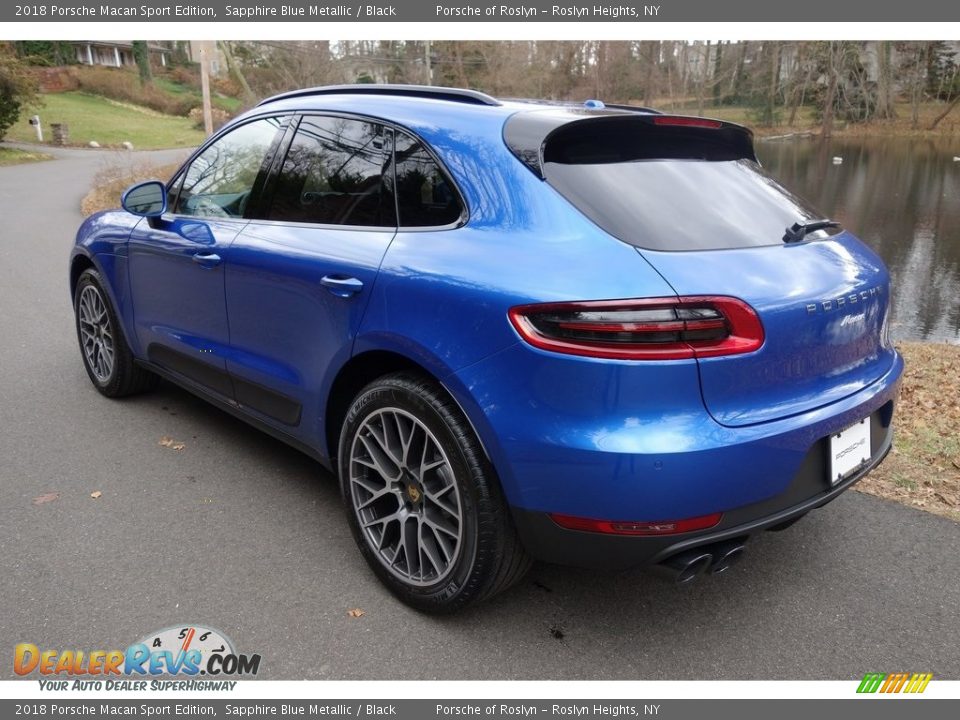 2018 Porsche Macan Sport Edition Sapphire Blue Metallic / Black Photo #6
