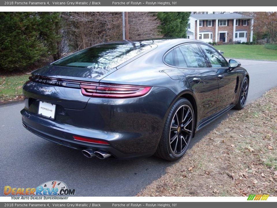 2018 Porsche Panamera 4 Volcano Grey Metallic / Black Photo #4