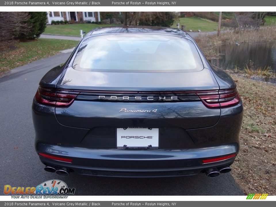 2018 Porsche Panamera 4 Volcano Grey Metallic / Black Photo #5