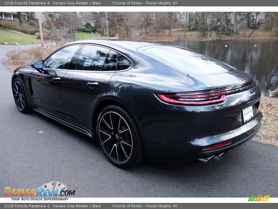 2018 Porsche Panamera 4 Volcano Grey Metallic / Black Photo #6