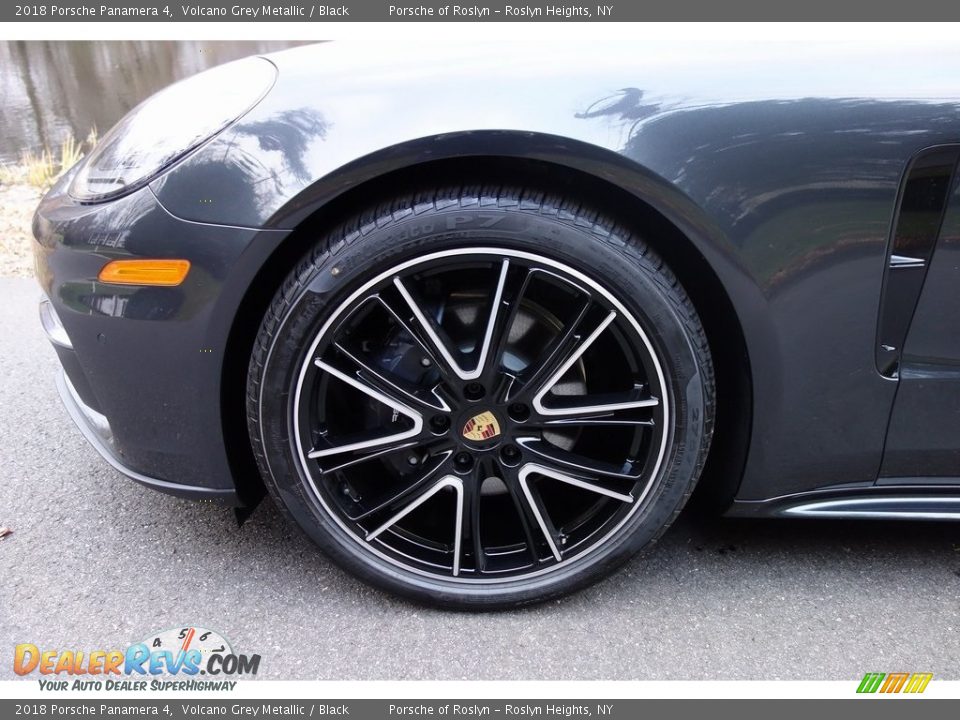 2018 Porsche Panamera 4 Volcano Grey Metallic / Black Photo #9