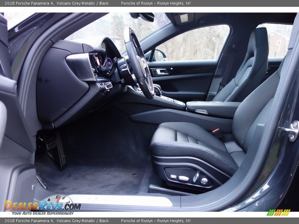 2018 Porsche Panamera 4 Volcano Grey Metallic / Black Photo #12