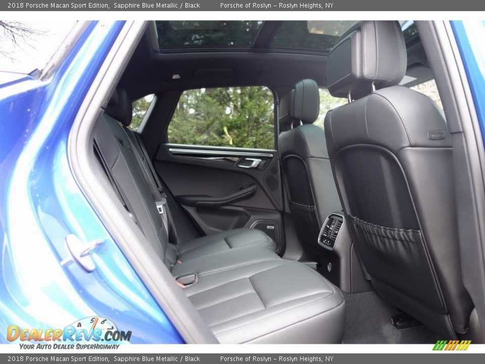 Rear Seat of 2018 Porsche Macan Sport Edition Photo #19