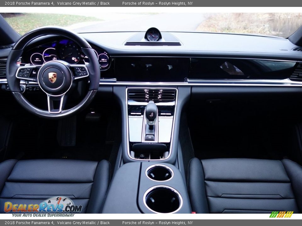 2018 Porsche Panamera 4 Volcano Grey Metallic / Black Photo #14