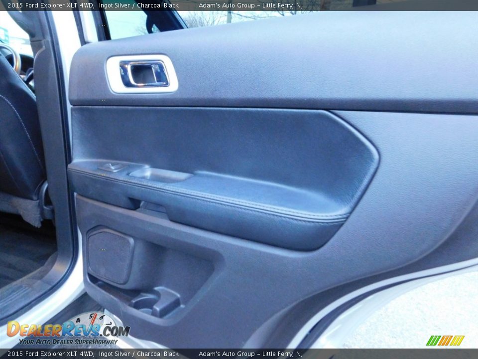 2015 Ford Explorer XLT 4WD Ingot Silver / Charcoal Black Photo #19