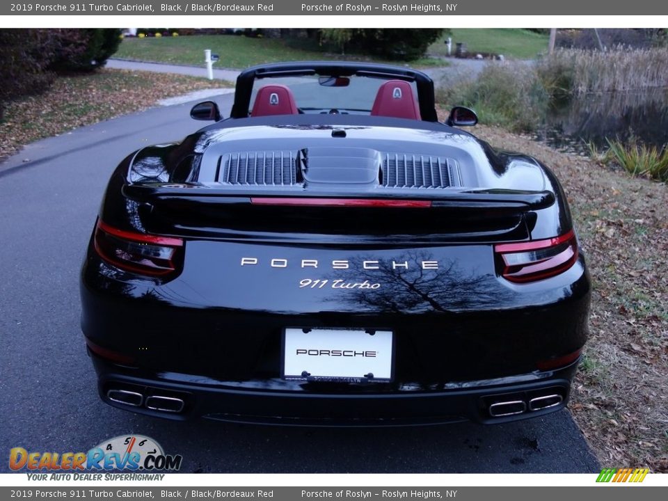 2019 Porsche 911 Turbo Cabriolet Black / Black/Bordeaux Red Photo #5