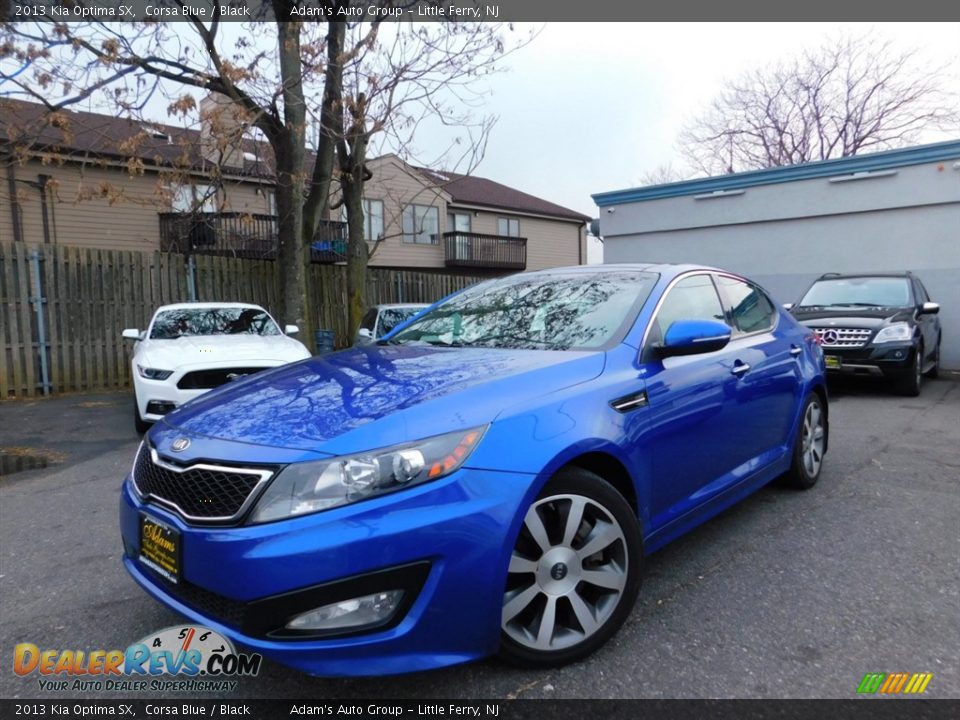 2013 Kia Optima SX Corsa Blue / Black Photo #1