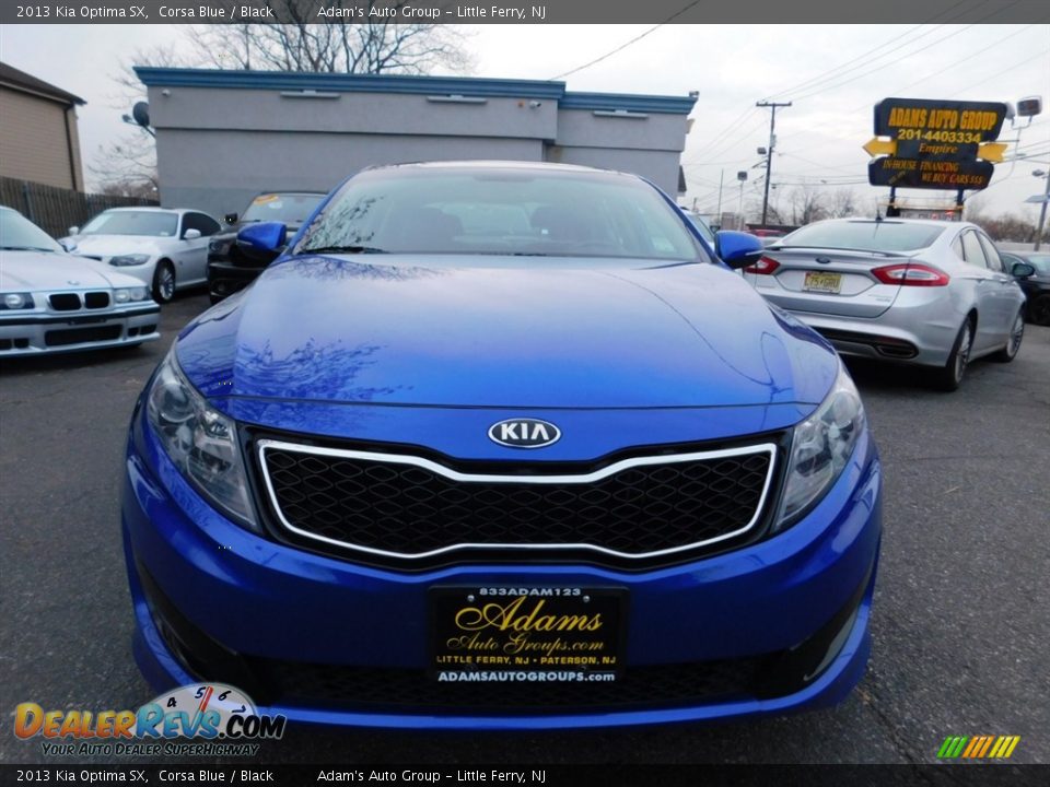 2013 Kia Optima SX Corsa Blue / Black Photo #2