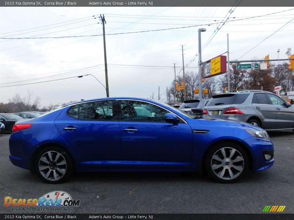 2013 Kia Optima SX Corsa Blue / Black Photo #4