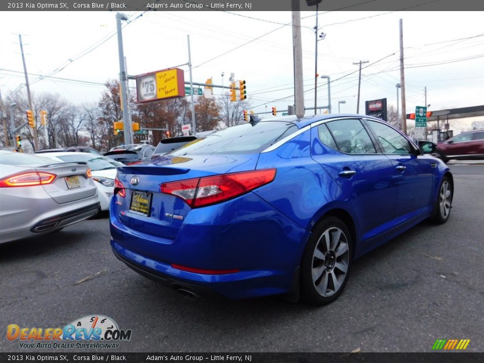 2013 Kia Optima SX Corsa Blue / Black Photo #5