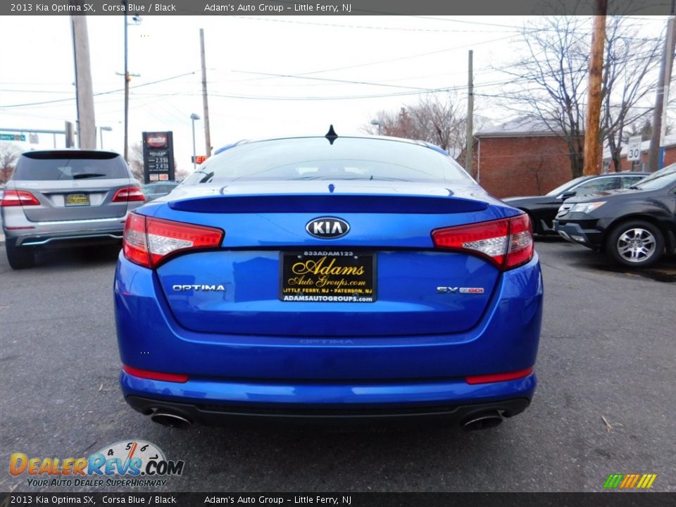 2013 Kia Optima SX Corsa Blue / Black Photo #6