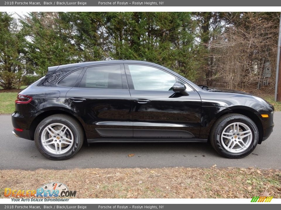 2018 Porsche Macan Black / Black/Luxor Beige Photo #3