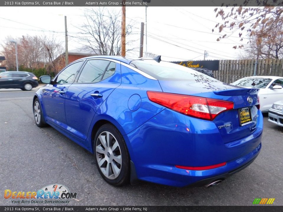 2013 Kia Optima SX Corsa Blue / Black Photo #7