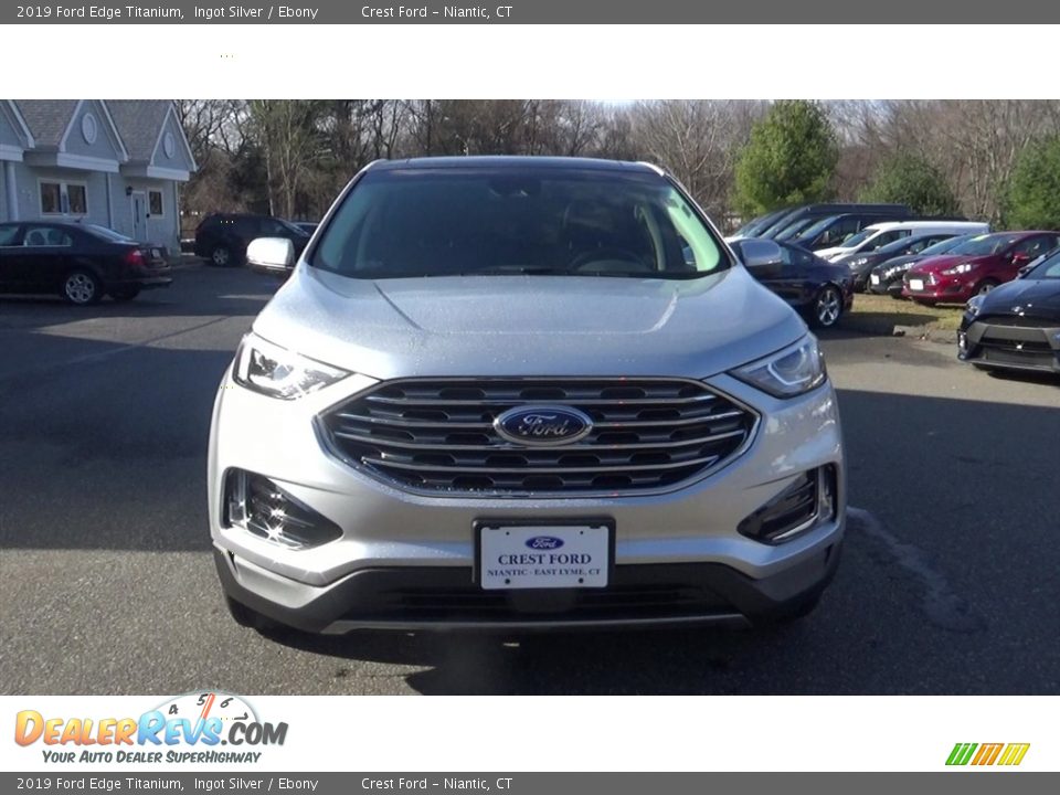 2019 Ford Edge Titanium Ingot Silver / Ebony Photo #2