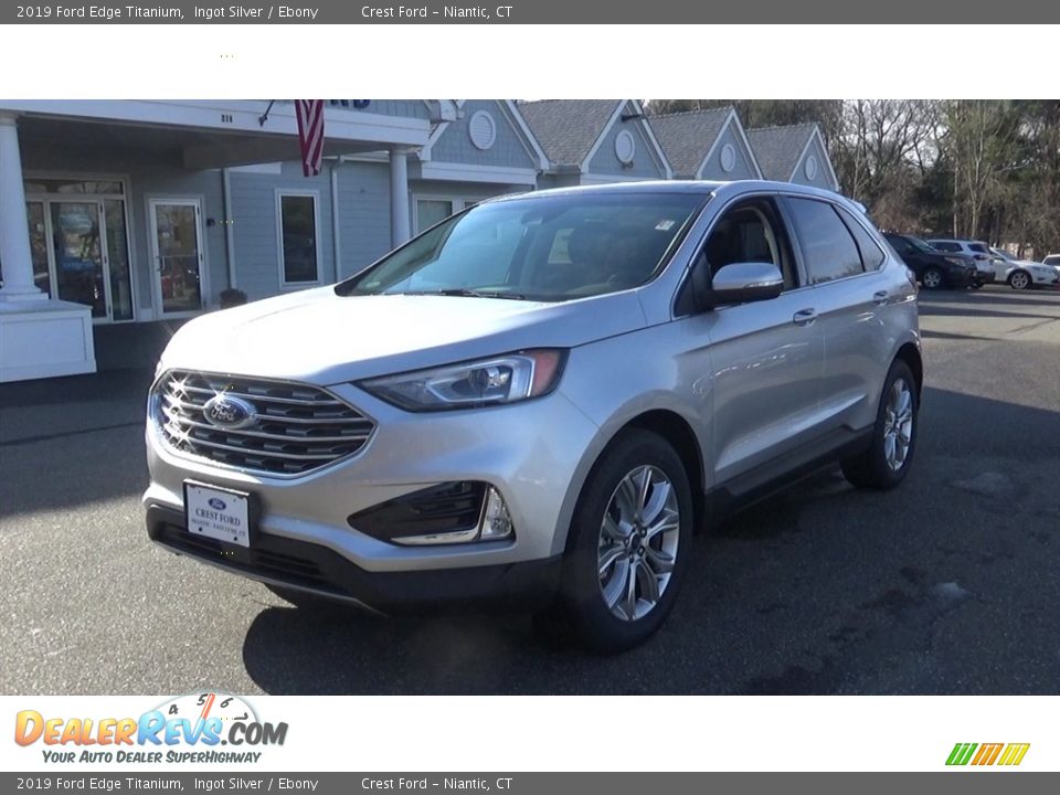 2019 Ford Edge Titanium Ingot Silver / Ebony Photo #3