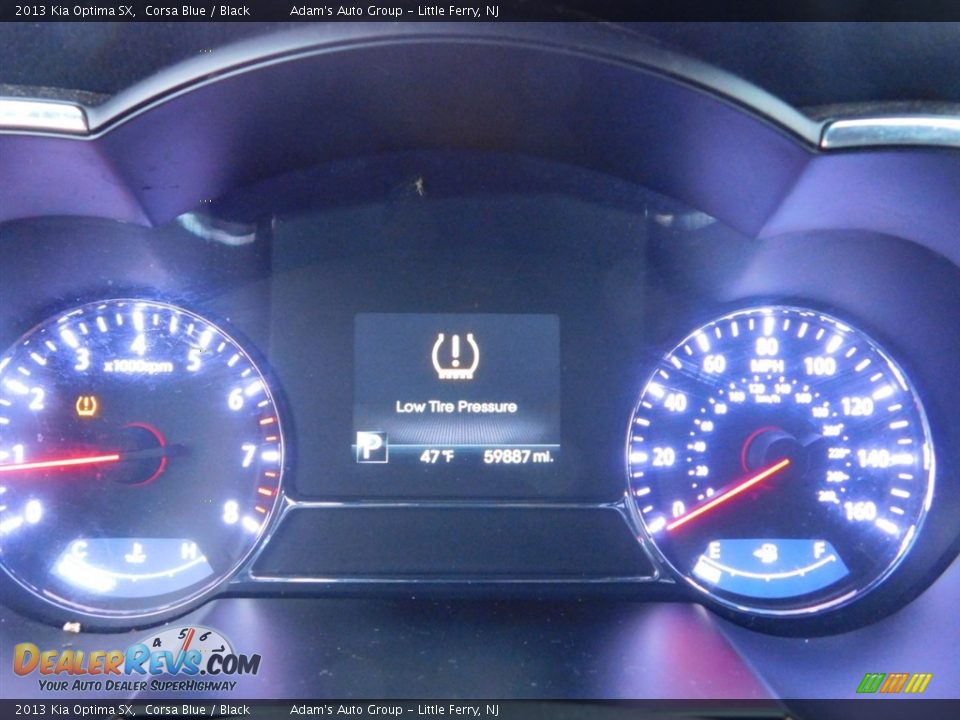 2013 Kia Optima SX Corsa Blue / Black Photo #11