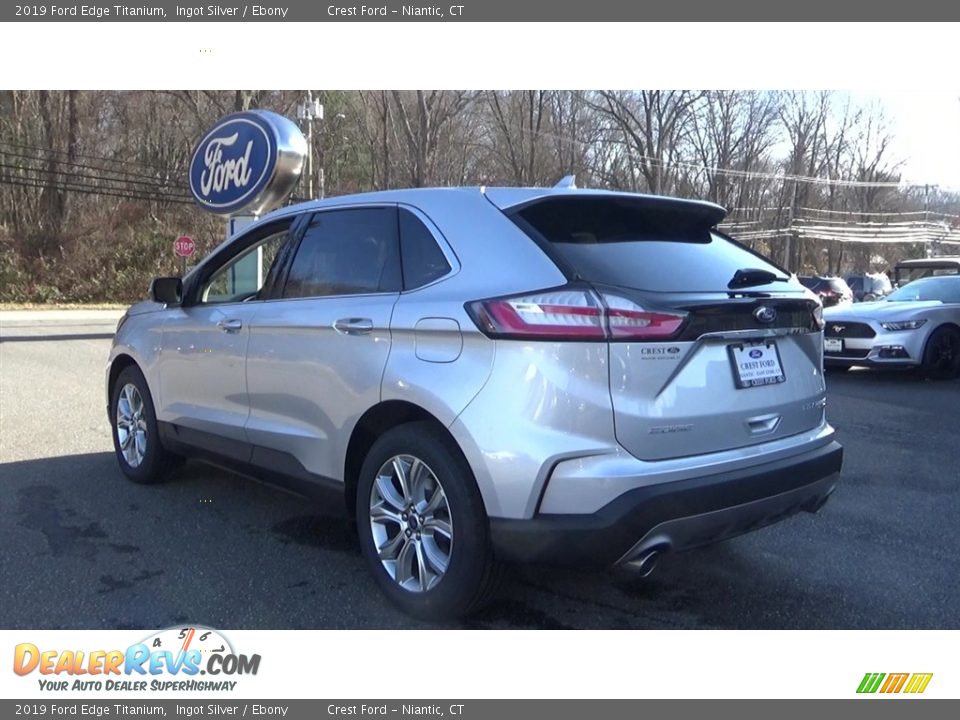 2019 Ford Edge Titanium Ingot Silver / Ebony Photo #5