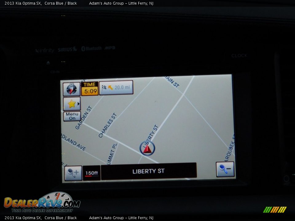 2013 Kia Optima SX Corsa Blue / Black Photo #12