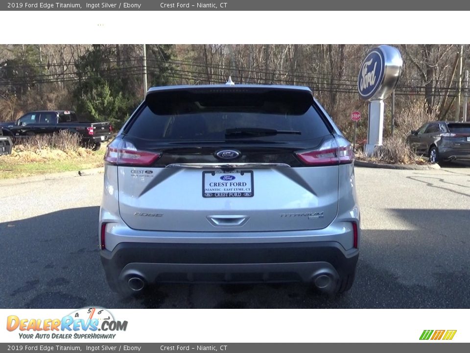 2019 Ford Edge Titanium Ingot Silver / Ebony Photo #6