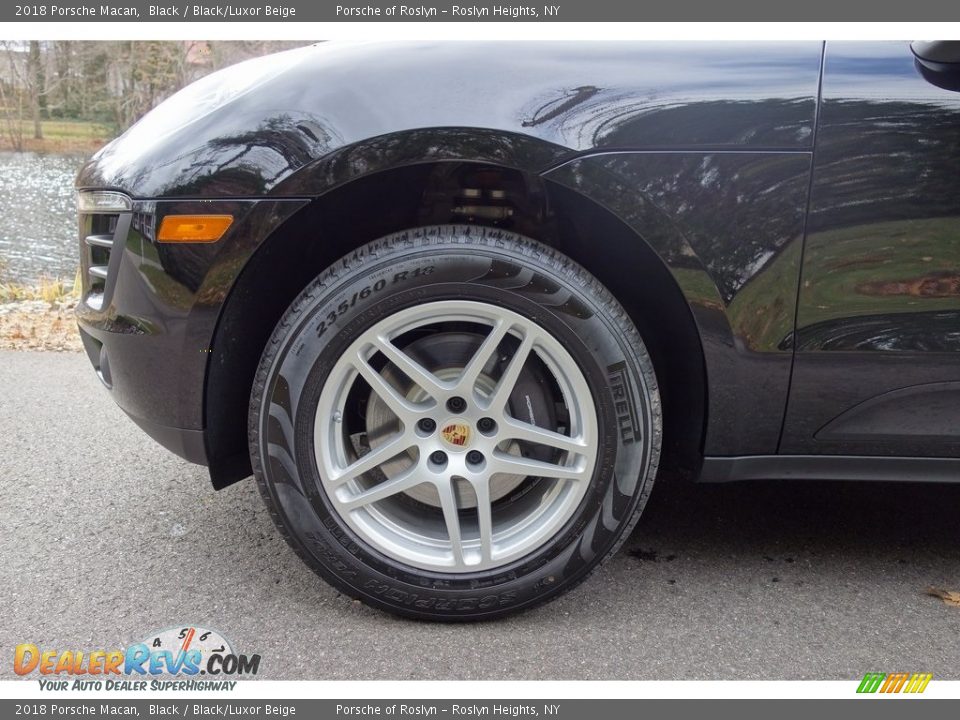 2018 Porsche Macan Black / Black/Luxor Beige Photo #9