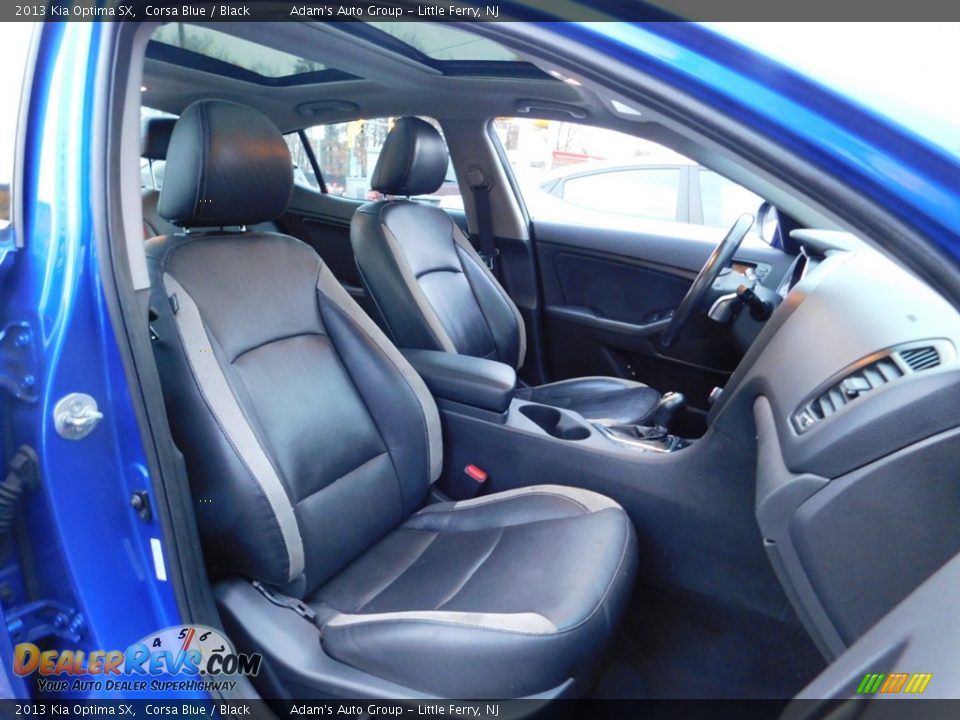 2013 Kia Optima SX Corsa Blue / Black Photo #16
