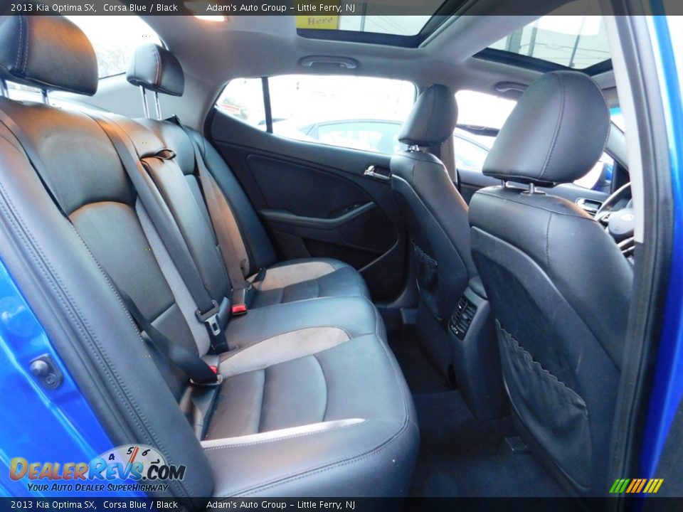 2013 Kia Optima SX Corsa Blue / Black Photo #18