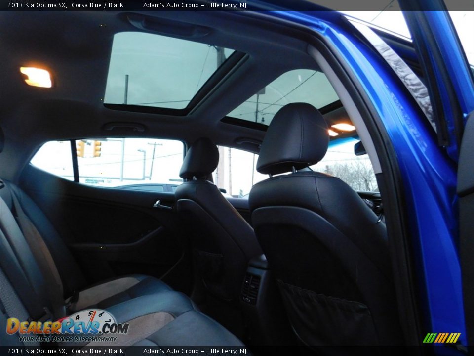 2013 Kia Optima SX Corsa Blue / Black Photo #19