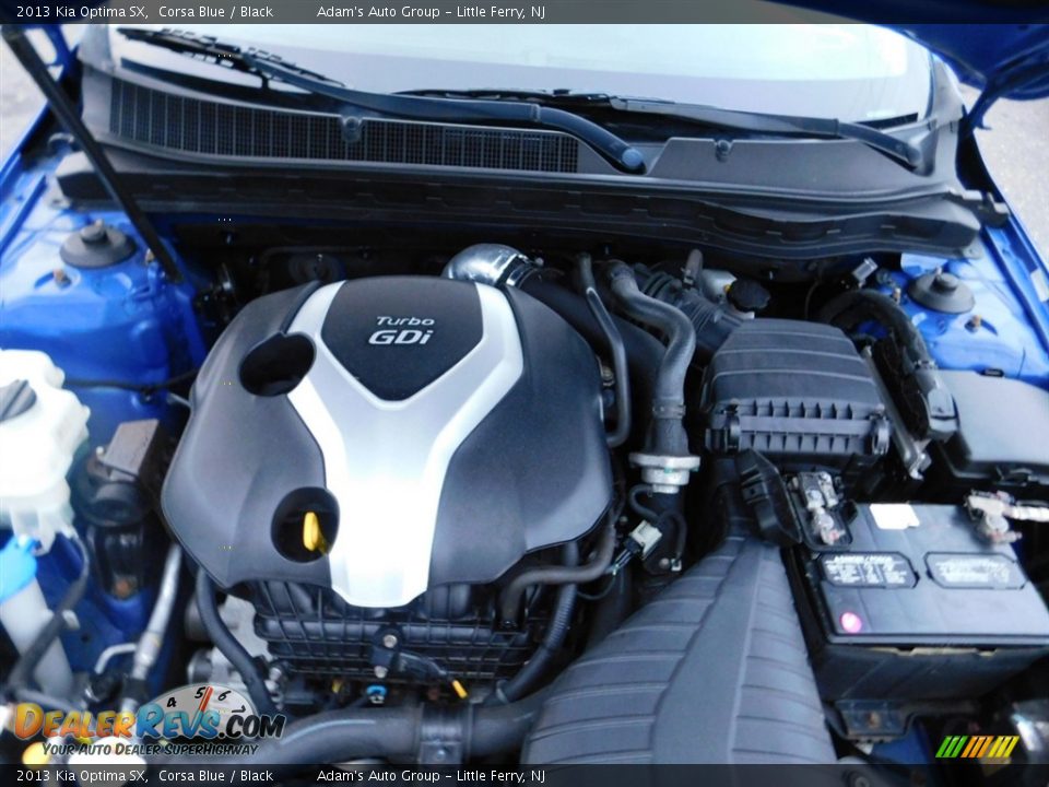2013 Kia Optima SX Corsa Blue / Black Photo #20
