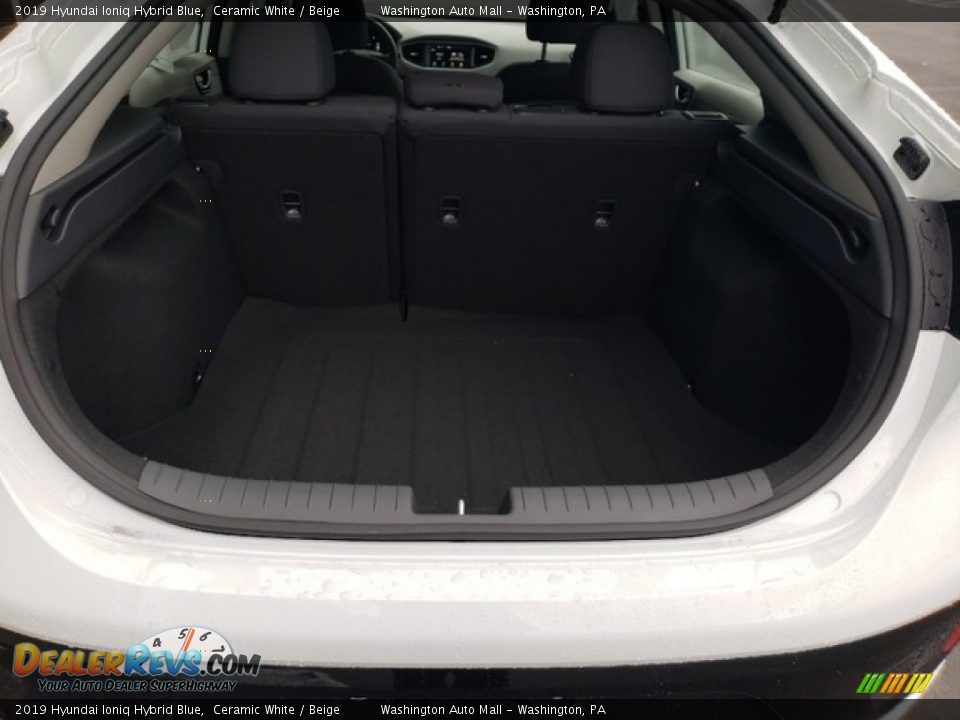 2019 Hyundai Ioniq Hybrid Blue Trunk Photo #12