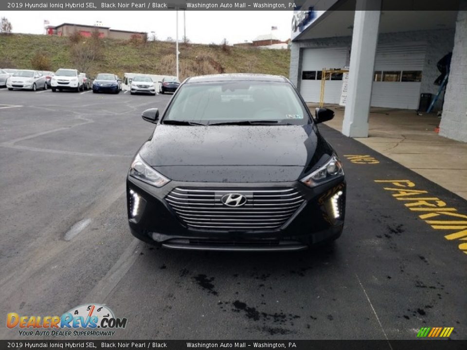 2019 Hyundai Ioniq Hybrid SEL Black Noir Pearl / Black Photo #2