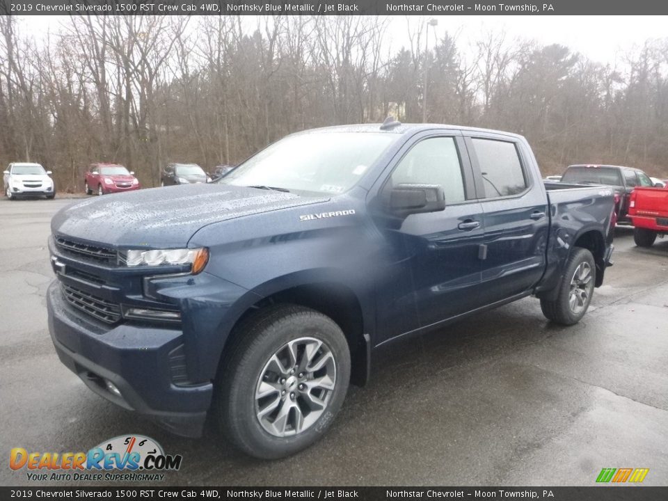 2019 Chevrolet Silverado 1500 RST Crew Cab 4WD Northsky Blue Metallic / Jet Black Photo #1