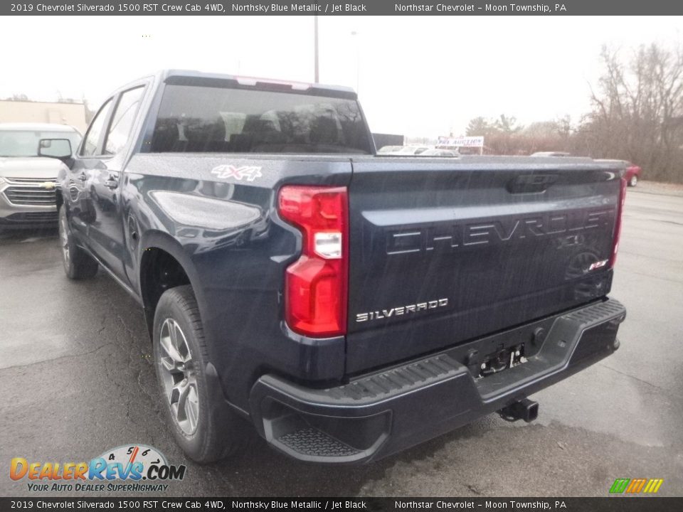 2019 Chevrolet Silverado 1500 RST Crew Cab 4WD Northsky Blue Metallic / Jet Black Photo #3