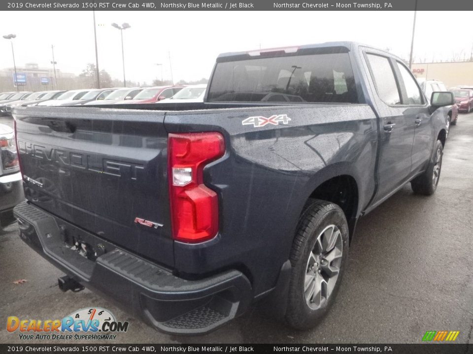 2019 Chevrolet Silverado 1500 RST Crew Cab 4WD Northsky Blue Metallic / Jet Black Photo #5