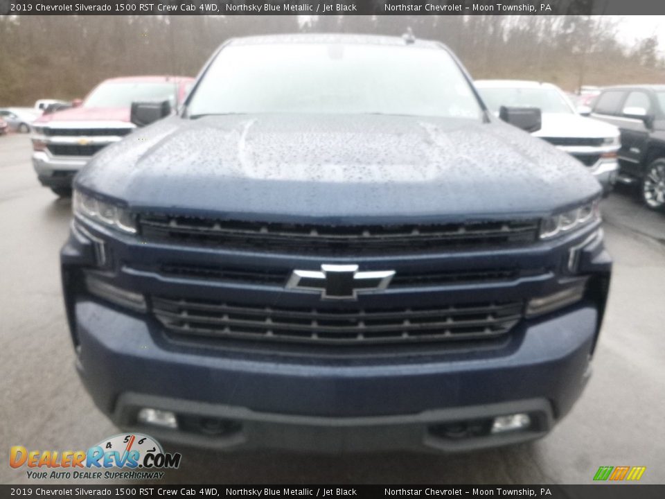 2019 Chevrolet Silverado 1500 RST Crew Cab 4WD Northsky Blue Metallic / Jet Black Photo #8