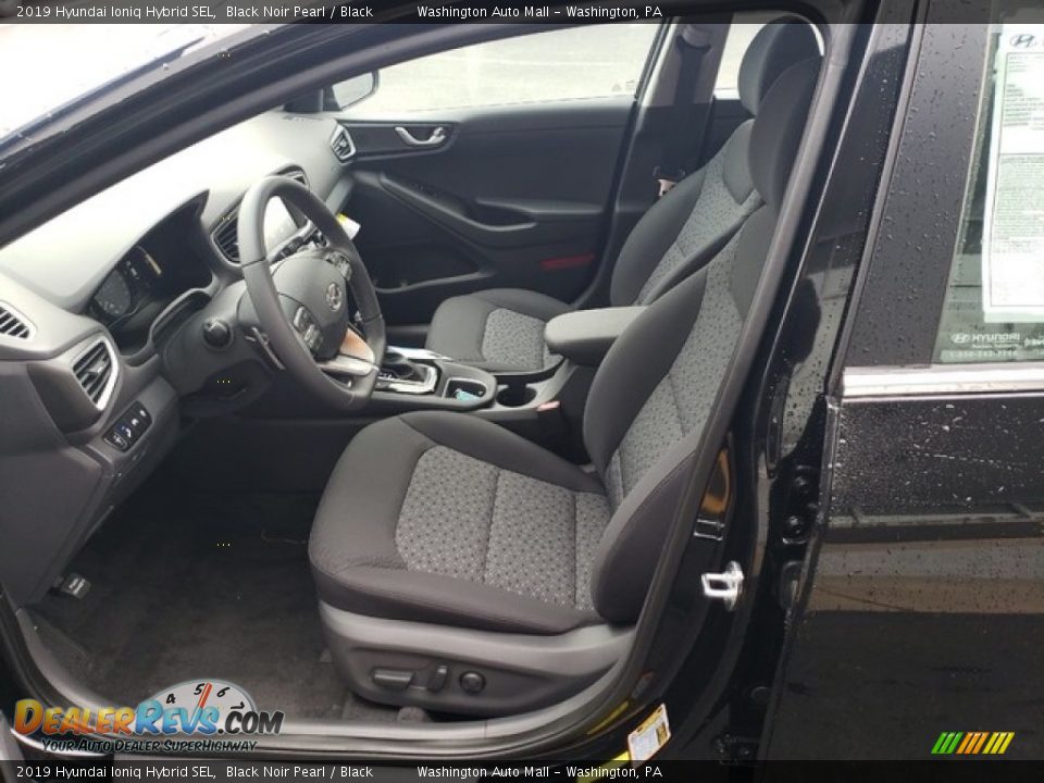 Black Interior - 2019 Hyundai Ioniq Hybrid SEL Photo #15