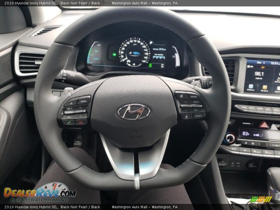 2019 Hyundai Ioniq Hybrid SEL Steering Wheel Photo #19