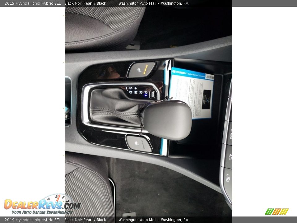 2019 Hyundai Ioniq Hybrid SEL Black Noir Pearl / Black Photo #24