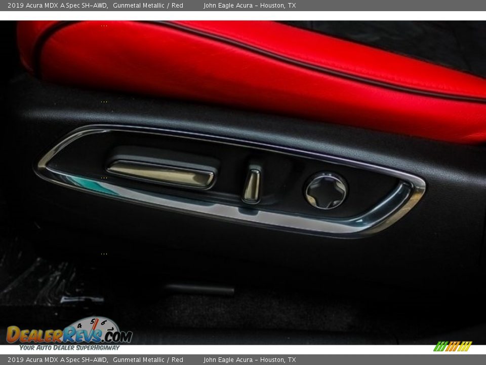 2019 Acura MDX A Spec SH-AWD Gunmetal Metallic / Red Photo #13