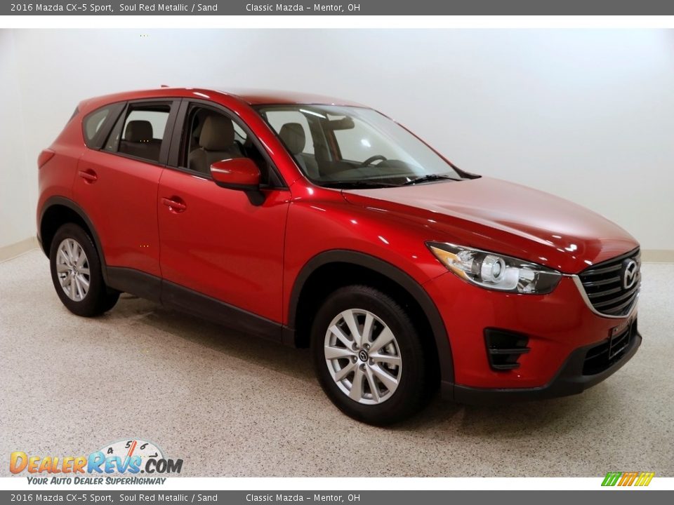2016 Mazda CX-5 Sport Soul Red Metallic / Sand Photo #1
