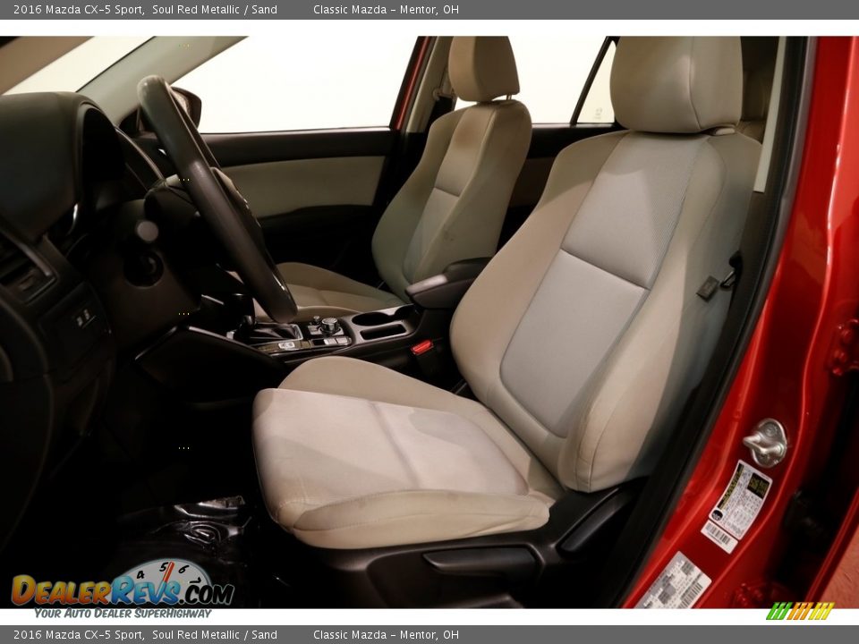 2016 Mazda CX-5 Sport Soul Red Metallic / Sand Photo #5