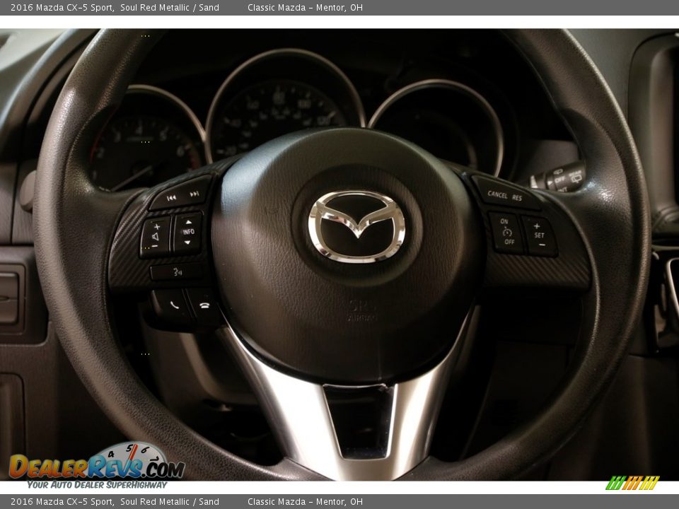 2016 Mazda CX-5 Sport Soul Red Metallic / Sand Photo #6